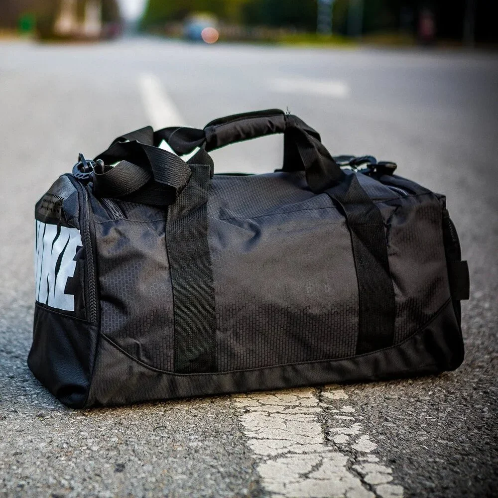 Nike Black Duffel Gym Bag
